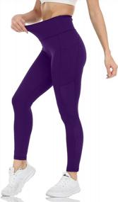 img 1 attached to RAYPOSE Women'S Workout Leggings: Pockets, Tummy Control & Mesh For Gym & Yoga!