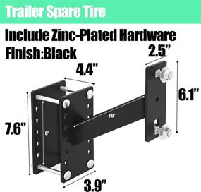 img 1 attached to Trailer Carrier Bracket Loading Capacity120