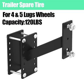 img 3 attached to Trailer Carrier Bracket Loading Capacity120