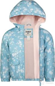 img 3 attached to 🧥 OshKosh B'Gosh Baby Girls' Midweight Hooded Fashion Jacket Coat: Fleece-Lined