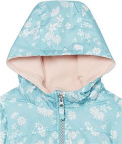 img 1 attached to 🧥 OshKosh B'Gosh Baby Girls' Midweight Hooded Fashion Jacket Coat: Fleece-Lined