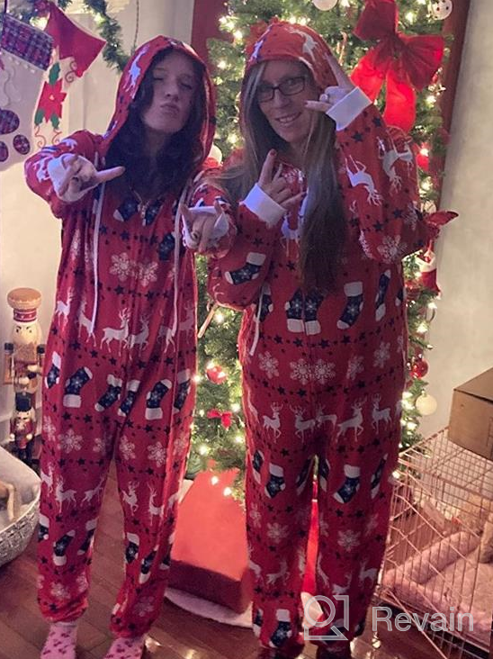 img 1 attached to Family 🎄 Christmas Matching Onesie Pajamas review by Jason Dennis