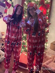 img 8 attached to Family 🎄 Christmas Matching Onesie Pajamas