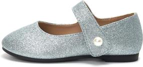 img 3 attached to 🩰 FUNKYMONKEY Toddler Girls' Ballet Flats Shoes - Casual & Little