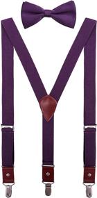 img 4 attached to CEAJOO Mens Suspenders Adjustable Back Men's Accessories ~ Ties, Cummerbunds & Pocket Squares