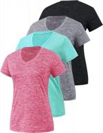 stay dry and comfortable during workouts with xelky women's moisture-wicking athletic t-shirts - 3-4 pack логотип
