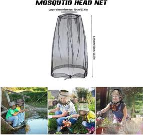 img 3 attached to Fancylovesotio Mosquito Netting for Bed: Travel Portable Folding Net-Tent with Head Net & Bottom, Twin and King Size, Ideal for Outdoor and Home Use (Brown, 1.0M)