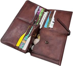 img 3 attached to Wallets Genuine Leather Organizer Ultrathin Women's Handbags & Wallets at Wallets