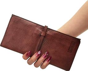 img 1 attached to Wallets Genuine Leather Organizer Ultrathin Women's Handbags & Wallets at Wallets