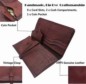 img 2 attached to Wallets Genuine Leather Organizer Ultrathin Women's Handbags & Wallets at Wallets