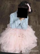 img 1 attached to 👸 Princess Perfect: Flower Girls' Tutu Skirts and Lace Tops in Candy Colors for Birthday Parties review by Toni Cooper
