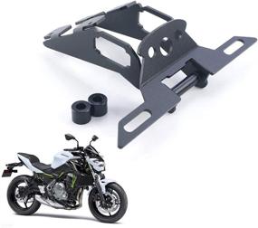 img 4 attached to Motorcycle Rear Tail Tidy Fender Eliminator Kit License Plate Holder Bracket With LED Light For Kawasaki Z650 2017-2018 NINJA650 2017-2020