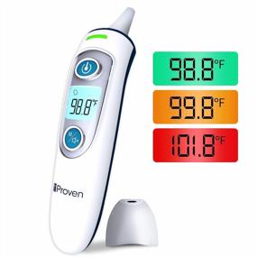 img 4 attached to Fast & Accurate Digital Ear Thermometer For Adults, Kids & Babies - IProven DMT-511 [Forehead & Ear Mode, LED Display, Fever Alarm And 35 Memory Slots]