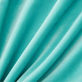 img 3 attached to Add A Pop Of Color And Texture To Your Home With Top Finel Velvet Throw Pillow Cover With Pom-Poms In Teal Green