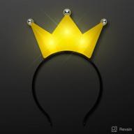 yellow light crown princess headband for enhanced seo logo