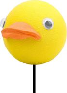 ygmoner yellow duck car antenna topper - antenna ball (duck) logo