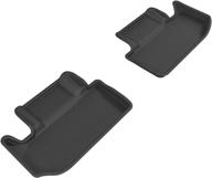 🚗 3d maxpider l1dg02421509 dodge challenger second row all-weather floor mat - kagu rubber (black): custom fit for optimal protection логотип