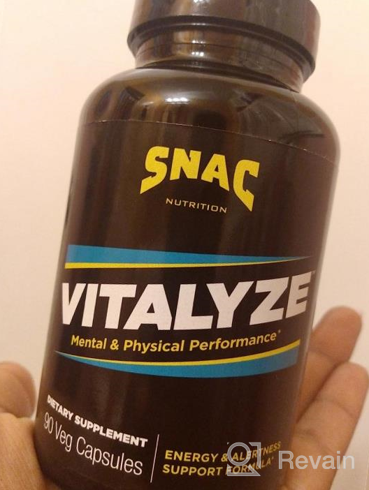 img 1 attached to SNAC Vitalyze Mental Alertness And Physical Performance Enhancing Energy Supplement, 90 Capsules review by Tracey Navasca