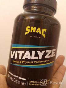 img 3 attached to SNAC Vitalyze Mental Alertness And Physical Performance Enhancing Energy Supplement, 90 Capsules