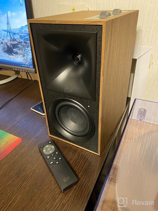 img 1 attached to 🎧 Immersive Audio Experience: Klipsch The Fives Powered Speaker System in Matte Black review by Virot Mon ᠌