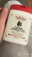 img 1 attached to THAYERS Alcohol-Free Witch Hazel Toning Towelettes With Aloe Vera, Rose Petal, 25 Count review by David Sharma