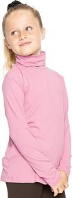 img 3 attached to 👕 XX Large Girls' Clothing Stretch Comfort Sleeve Turtleneck - Available at Active