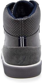 img 2 attached to 👟 Nautica Horizon Storm Boys' Sneaker Boots – Fashion Top Lace Shoes