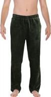 👔 gioberti charcoal super plush men's clothing pajama set logo