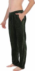 img 3 attached to 👔 Gioberti Charcoal Super Plush Men's Clothing Pajama Set