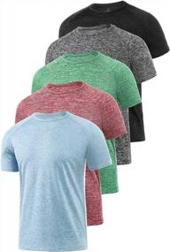 img 4 attached to Stay Cool And Comfy With Xelky Men'S Moisture-Wicking Athletic Tees - Perfect For Fitness And Workouts