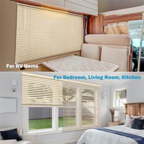 img 1 attached to 🏕️ Convenient and Stylish Kohree RV Blinds Shades for Your RV Trailer Camper (26”W x 24”L)