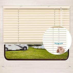 img 4 attached to 🏕️ Convenient and Stylish Kohree RV Blinds Shades for Your RV Trailer Camper (26”W x 24”L)