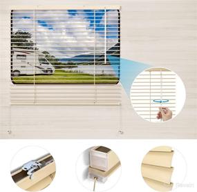 img 2 attached to 🏕️ Convenient and Stylish Kohree RV Blinds Shades for Your RV Trailer Camper (26”W x 24”L)