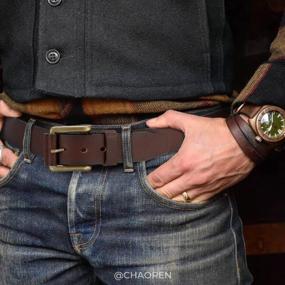 img 1 attached to Double Casual Chaoren Leather Belts