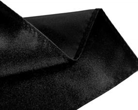 img 1 attached to Fortunatever Classical Solid Pocket Square Men's Accessories for Ties, Cummerbunds & Pocket Squares