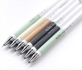 img 1 attached to GANSSIA Cats Design Gel Pens Black Ink 0.5Mm Point Pen For Writing Drawing Gift Pack Of 6Pcs