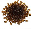 transform your fireplace and landscape with mr. fireglass 1/2-inch polygon fire glass in high luster amber - 10 pounds logo