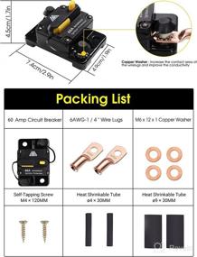 img 3 attached to M1A2 Circuit Breaker Waterproof Resettable Replacement Parts