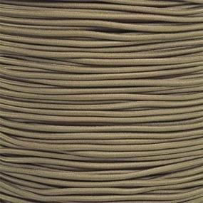 img 2 attached to 🔴 Coyote Brown 25-inch Shock Cord Roll - 1/8 inch Diameter