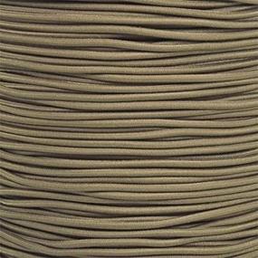 img 4 attached to 🔴 Coyote Brown 25-inch Shock Cord Roll - 1/8 inch Diameter