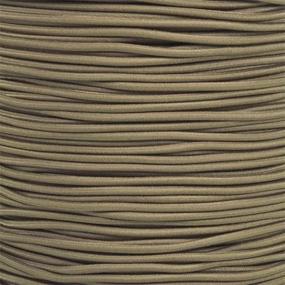 img 1 attached to 🔴 Coyote Brown 25-inch Shock Cord Roll - 1/8 inch Diameter