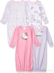 img 4 attached to Gerber Girls 4 Pack Clouds Months Apparel & Accessories Baby Boys best in Clothing