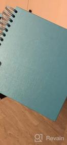 img 7 attached to Potricher 12 X 12 дюймов DIY Фотоальбом для скрапбукинга Твердый переплет Kraft Blank Black Page Свадебный и юбилейный семейный фотоальбом (черный, 12 дюймов)