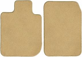 img 4 attached to GG Bailey D2677A-F1A-BGE Front Set Custom Fit Floor Mats For Select Land Rover Defender 90 Models - Nylon Fiber (Beige)