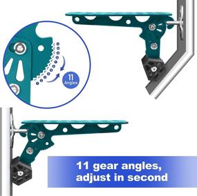 img 3 attached to 🚪 RISTOW Upgraded Car Door Step - Adjustable Angels, Foldable Ladder, Max Load 400 lbs - Perfect Fit for Car, SUV, Truck