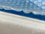 img 1 attached to Keep Your Pool Warm: Sun2Solar 12X18 Clear Oval Solar Cover 1600 Series review by Brandon Fernandez