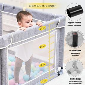 img 1 attached to 🧸 Kids' Playpens for Toddlers and Infants at Home Store