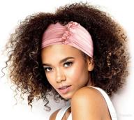 💆 turban hairband: stretchy headwrap headband for hair care with hair accessories logo