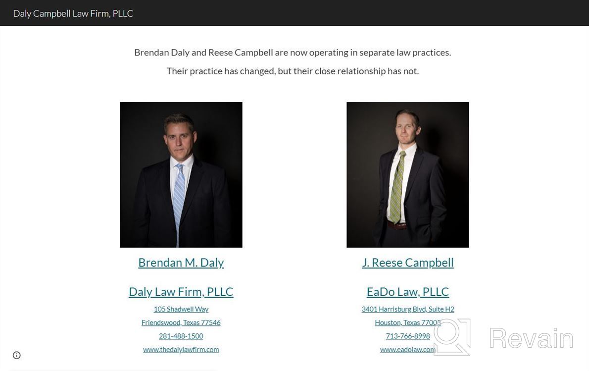 img 1 attached to Daly & Campbell Law Firm review by Eric Rios