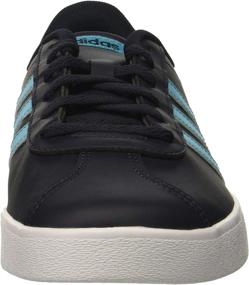 img 3 attached to Adidas Court Skate Girls' Shoes in Black and White available at Athletic